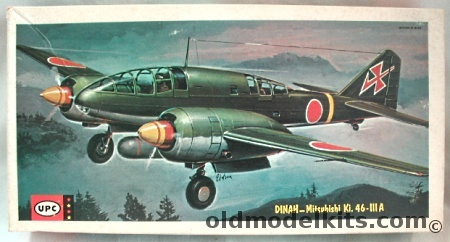 UPC 1/50 Mitsubishi Ki-46 IIIA Dinah  - Ex-Marusan, 5054-100 plastic model kit